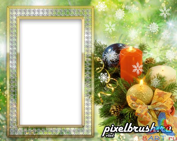 New Year Photo Frame (Part 6) -          Photoshop