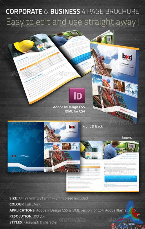 Corporate & Business 4 Page Brochure - GraphicRiver Corporate & Business 4 Page Brochure - GraphicRiver