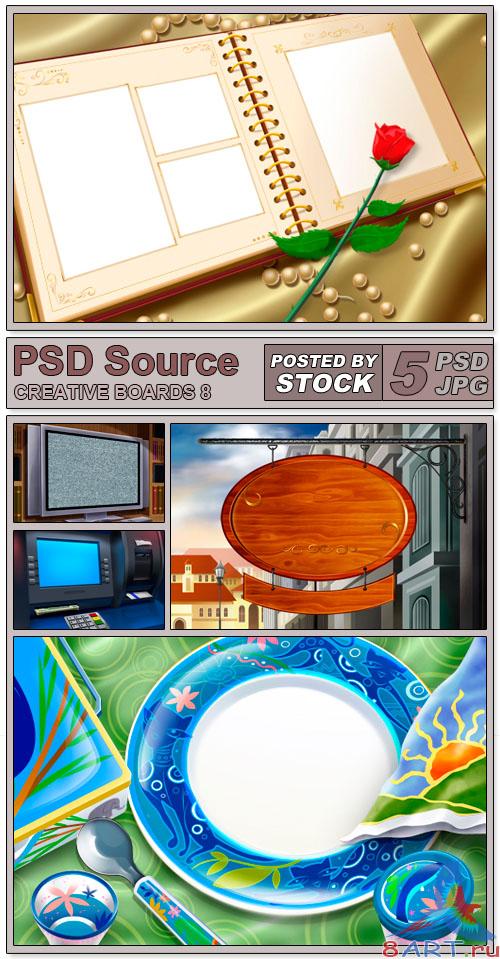 PSD Source - Creative boards 8 PSD Source - Creative boards 8