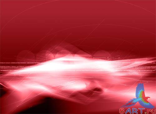 PSD - Bright Red Template