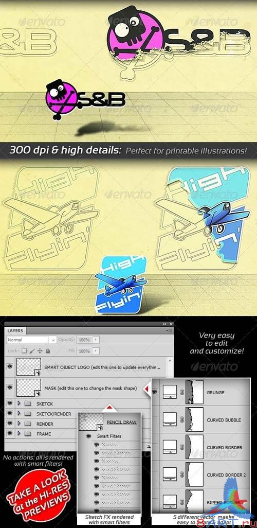 GraphicRiver Pencil Sketch Presenter GraphicRiver Pencil Sketch Presenter
