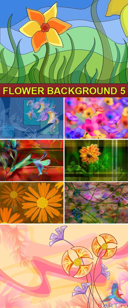 PSD Source - Flower background 5 PSD Source - Flower background 5