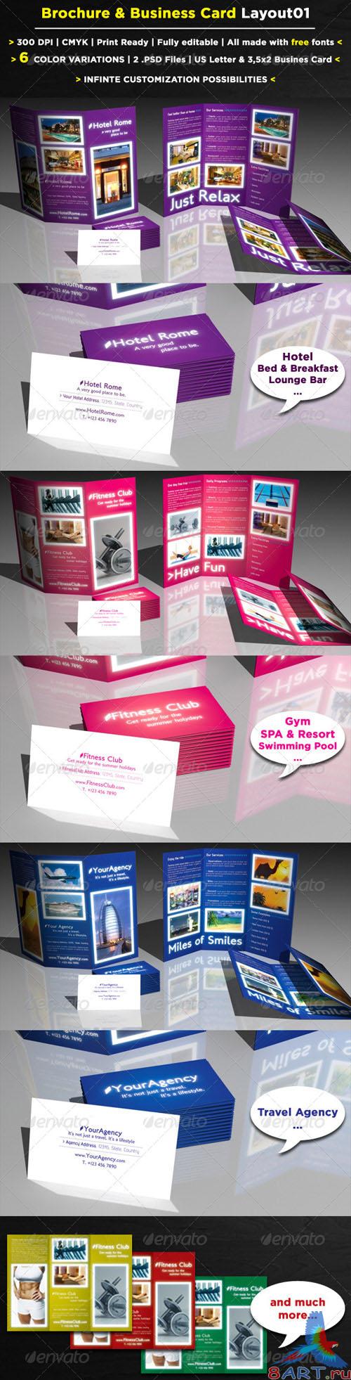 6 Pages Brochure + Business Card - GraphicRiver 6 Pages Brochure + Business Card - GraphicRiver