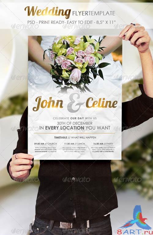 GraphicRiver Wedding - Flyer Template