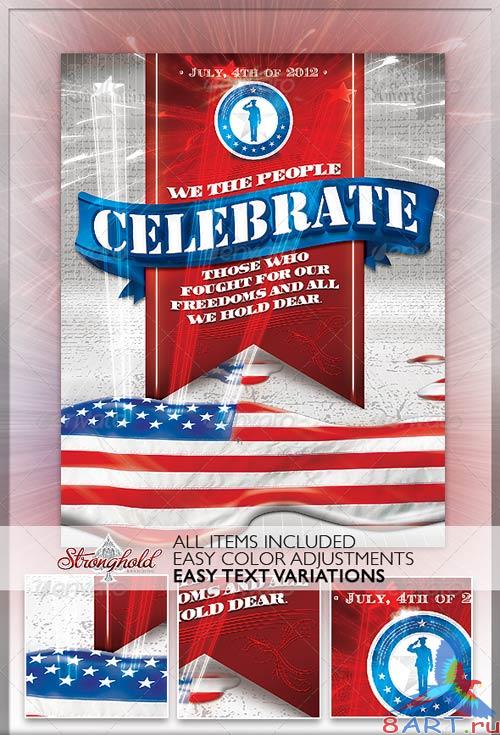 GraphicRiver Celebrate 4th of July Flyer