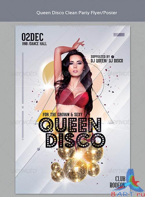 GraphicRiver Queen Disco Clean Party Flyer Templates