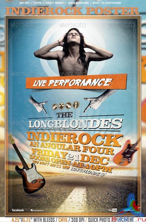 GraphicRiver Indierock Poster/Flyer Template