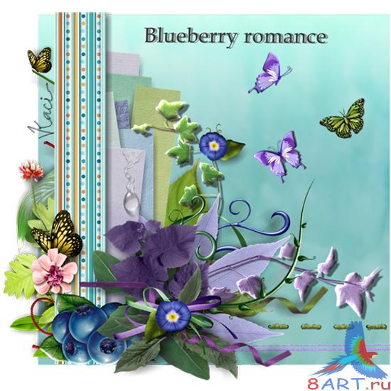 Скрап-набор Blueberry romance (Черничная романтика) Скрап-набор Blueberry romance (Черничная романтика)