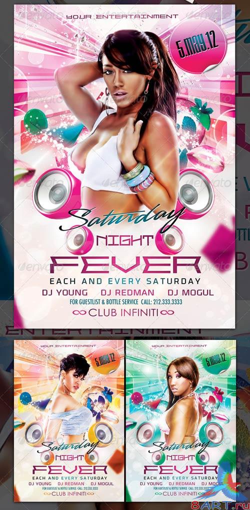 GraphicRiver Saturday Night Fever Template