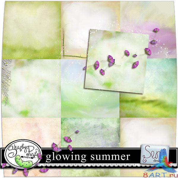 Скрап-набор - Glowing summer Скрап-набор - Glowing summer