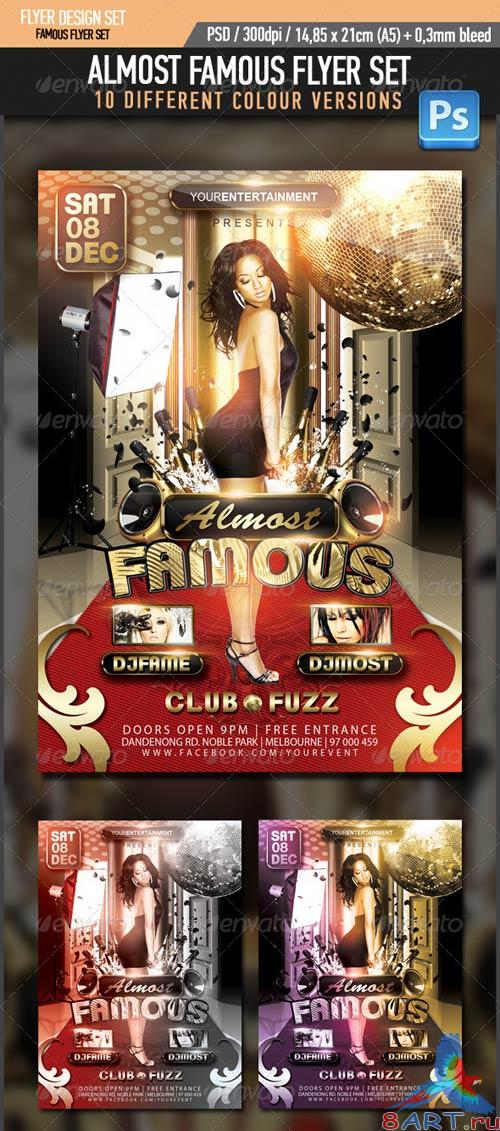 GraphicRiver Almost Famous Flyer