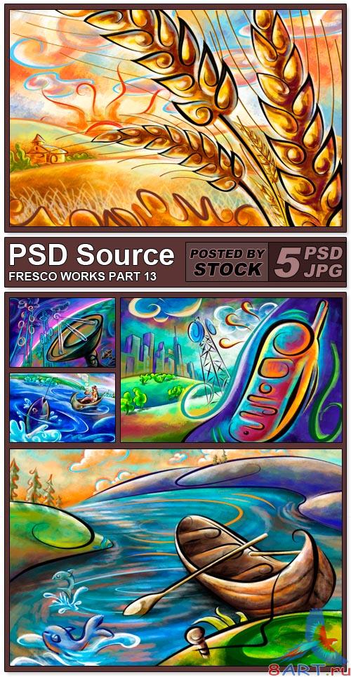 PSD Source - Fresco works 13 PSD Source - Fresco works 13
