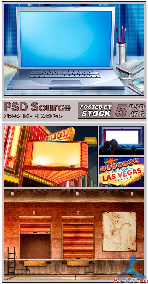 PSD Source - Creative boards 5 PSD Source - Creative boards 5