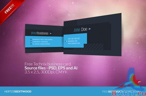 Technix Business Card Template Technix Business Card Template