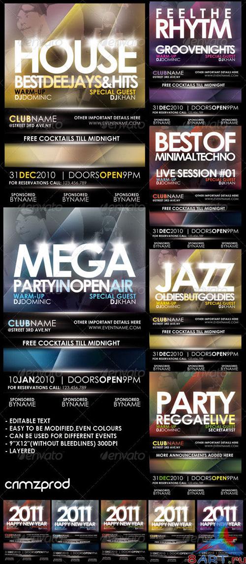 Club Party Poster (2011) - GraphicRiver Club Party Poster (2011) - GraphicRiver