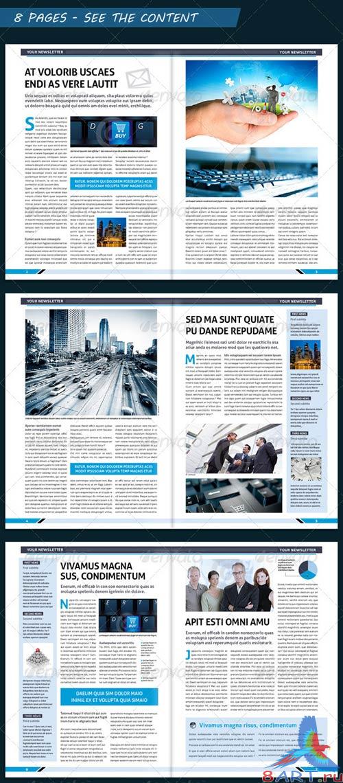 GraphicRiver Modern Business Newsletter Template A4