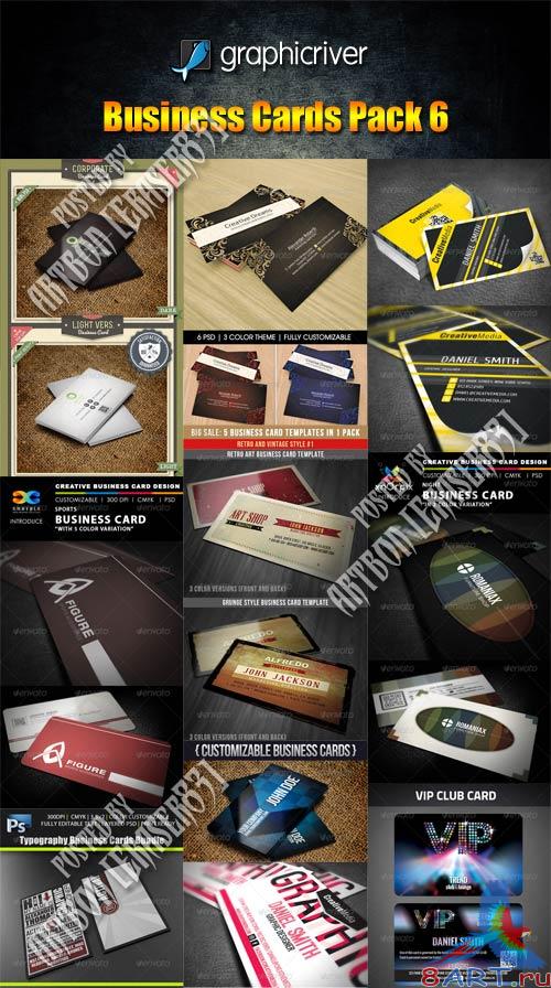 GraphicRiver Business Cards Pack 6