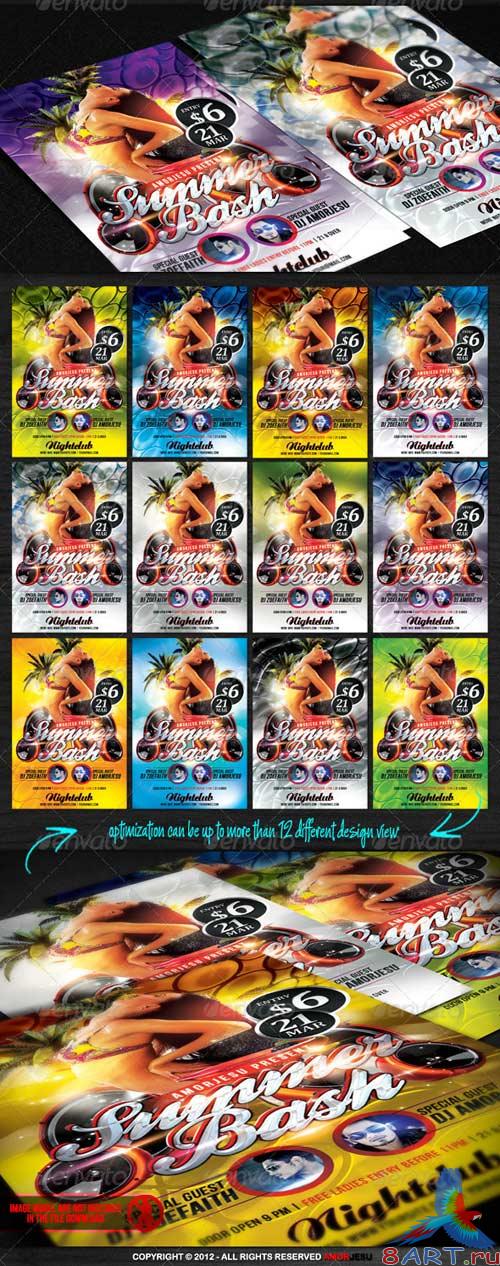 GraphicRiver Summer Bash Flyer Template GraphicRiver Summer Bash Flyer Template
