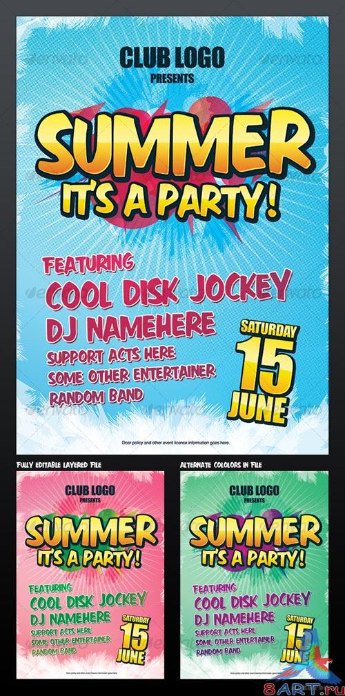 GraphicRiver Summer Party / Nightclub Poster