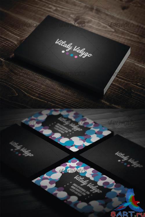 GraphicRiver Bubble Style Business Card