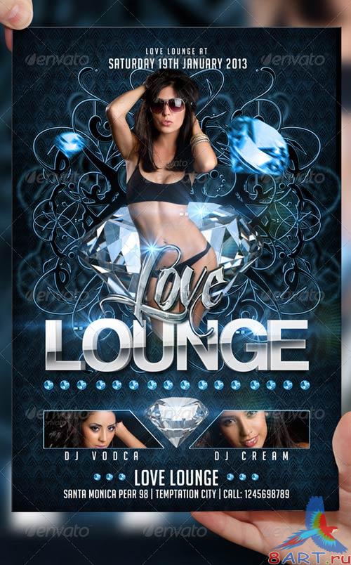 GraphicRiver Love Lounge Flyer Template