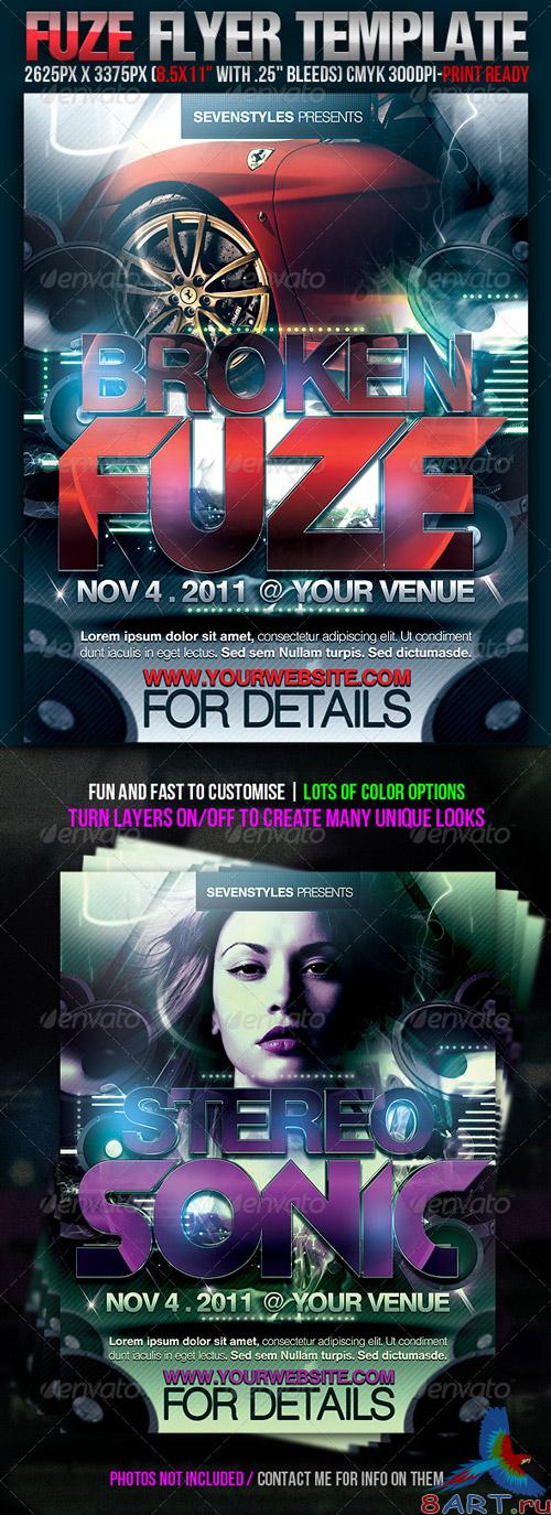 GraphicRiver - Fuze Flyer Template GraphicRiver - Fuze Flyer Template