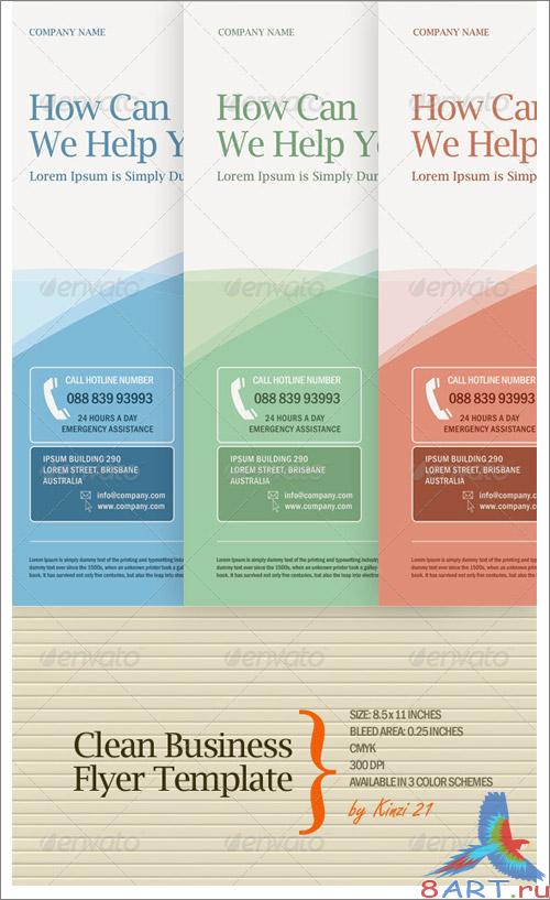 Clean Business Flyer Template - GraphicRiver