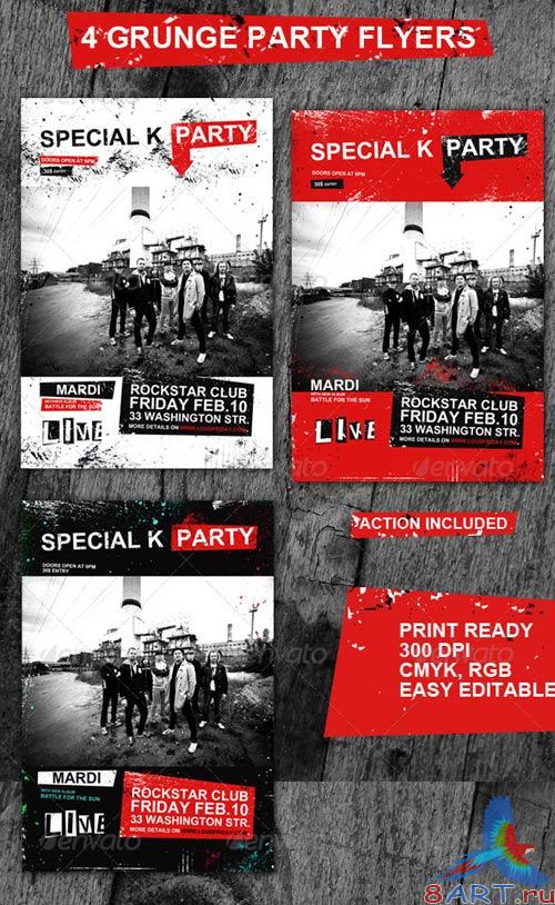 GraphicRiver Grunge Rock Flyers/Posters