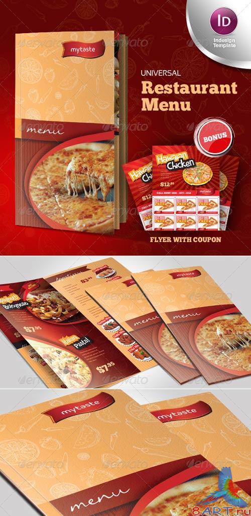 GraphicRiver Universal Restaurant Menu Indesign Template