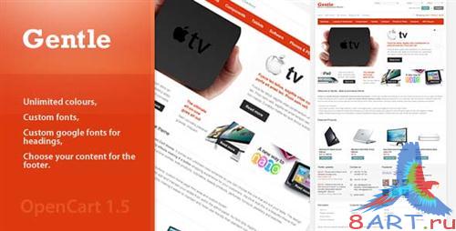 ThemeForest - Gentle Premium Template v1.1 for Opencart v1.5 ThemeForest - Gentle Premium Template v1.1 for Opencart v1.5