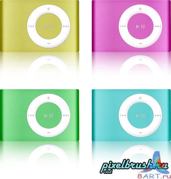iPod Shuffle - MP3- (    Photoshop)
