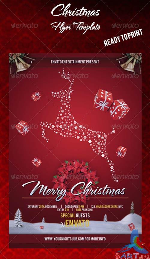 GraphicRiver Christmas Flyer Template 3551769