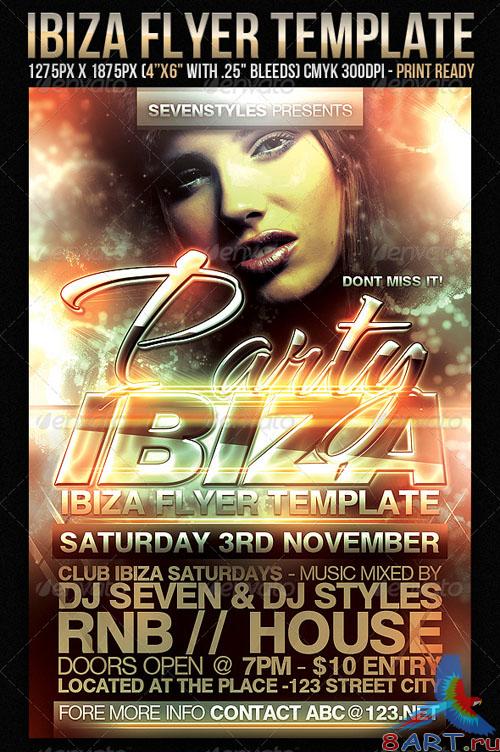 GraphicRiver Ibiza Flyer Template - REUPLOAD