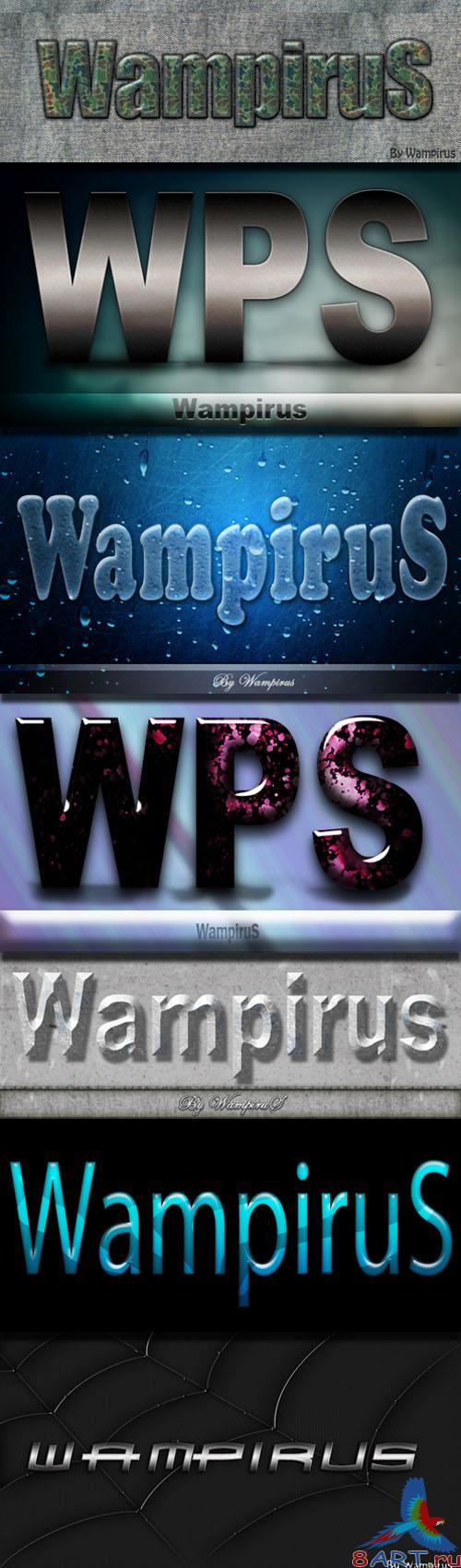 Wampirus 3D Text Effect (Pack 2) Wampirus 3D Text Effect (Pack 2)
