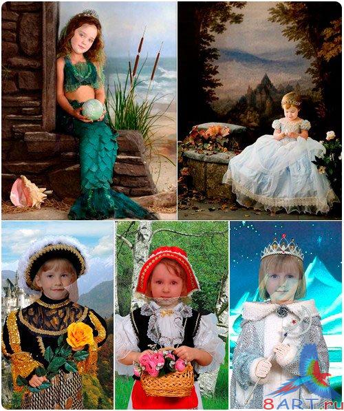 Children Costumes Templates PSD