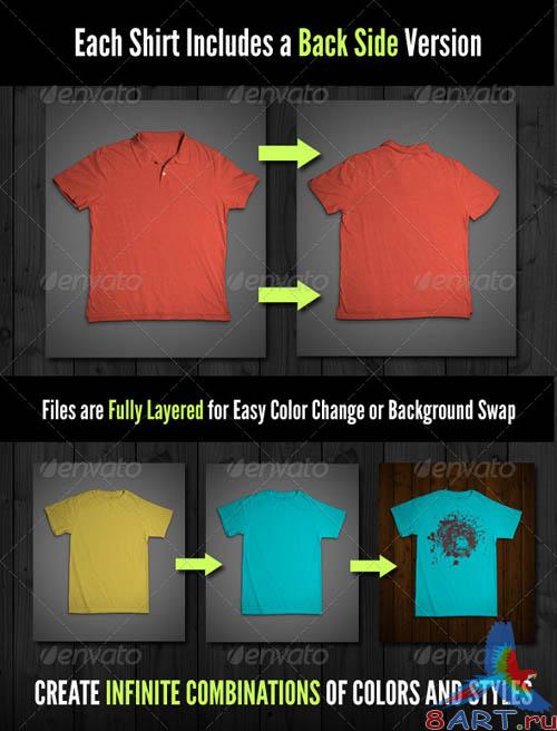 GraphicRiver T-Shirt Mock-Ups - Variety Pack GraphicRiver T-Shirt Mock-Ups - Variety Pack
