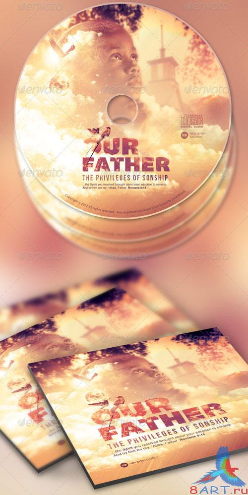 GraphicRiver Our Father Flyer and CD Template GraphicRiver Our Father Flyer and CD Template