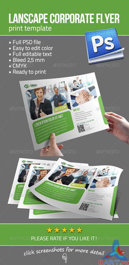 GraphicRiver Lanscape Corporate Flyer