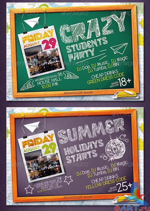 GraphicRiver Blackboard Flyer GraphicRiver Blackboard Flyer