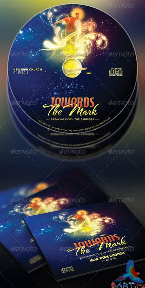 GraphicRiver Towards the Mark Sermon Series Flyer & CD Template