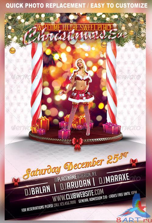 GraphicRiver Christmas Eve Party Flyer Template