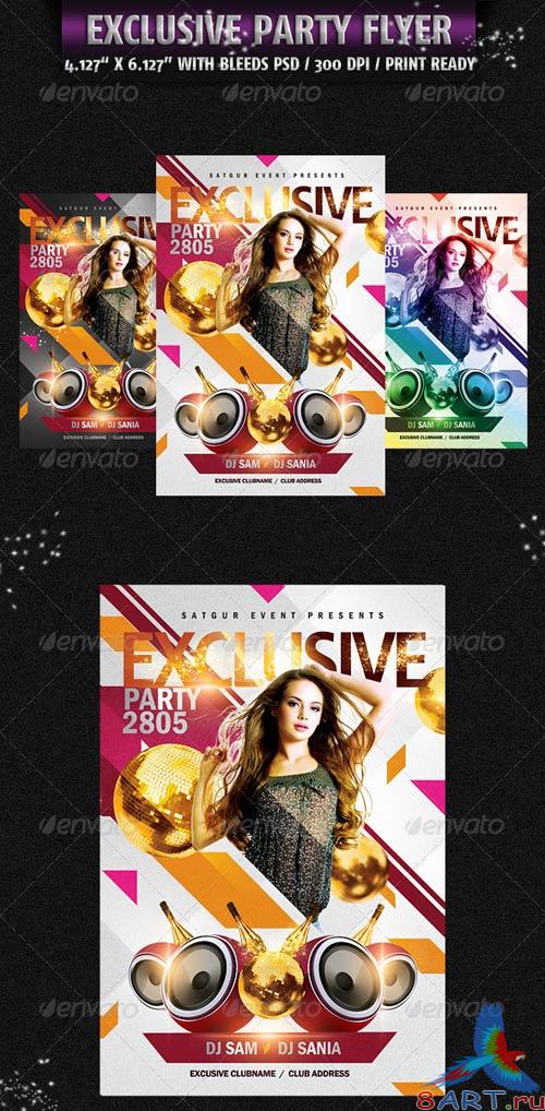GraphicRiver Exclusive Party Flyer GraphicRiver Exclusive Party Flyer