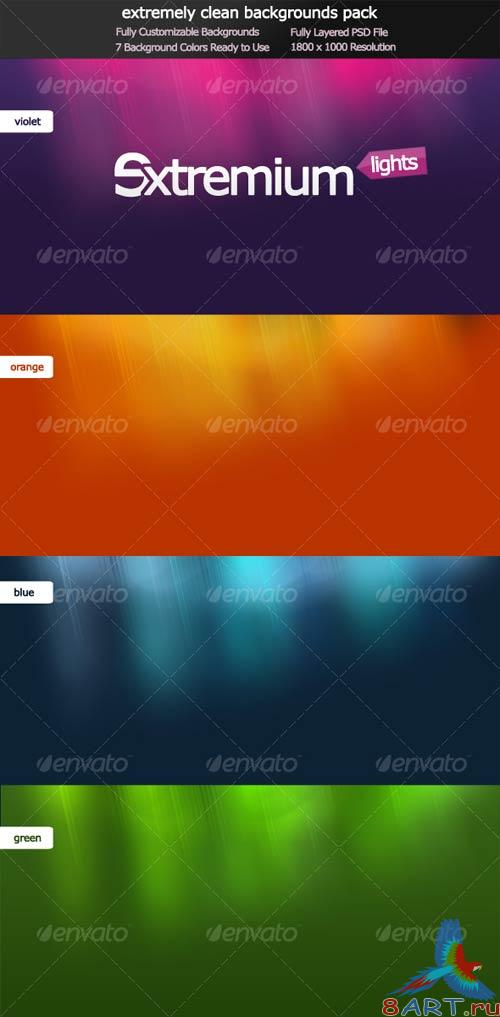 GraphicRiver Extremium Lights - extremely clean background pack