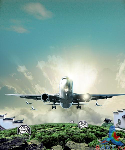 Flyby unlimited creative design PSD layered material Flyby unlimited creative design PSD layered material