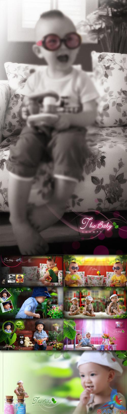 Template children photography - My Baby Template children photography - My Baby