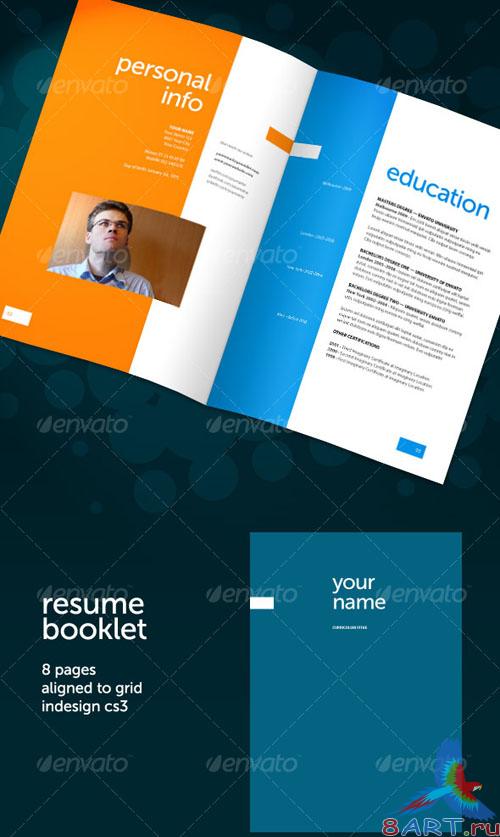 GraphicRiver Resume Booklet (8 pages) GraphicRiver Resume Booklet (8 pages)