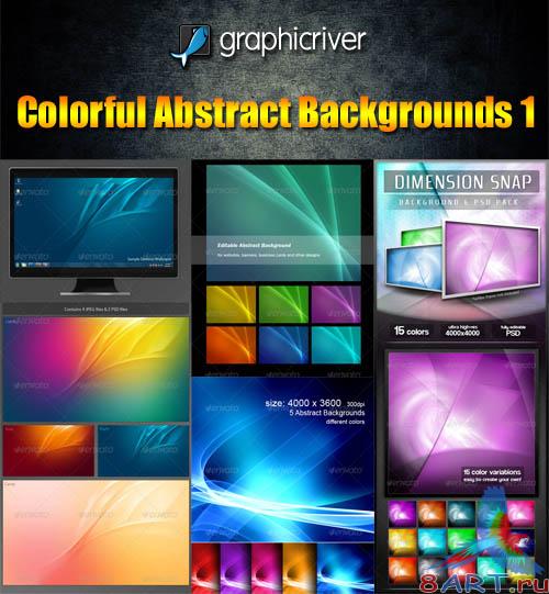 GraphicRiver Colorful Abstract Backgrounds Pack - REUPLOAD