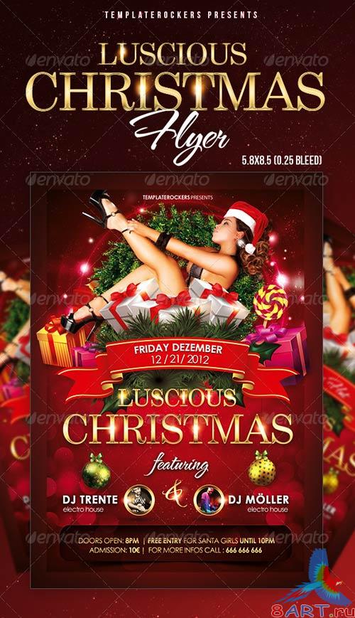 GraphicRiver Luscious Christmas Flyer