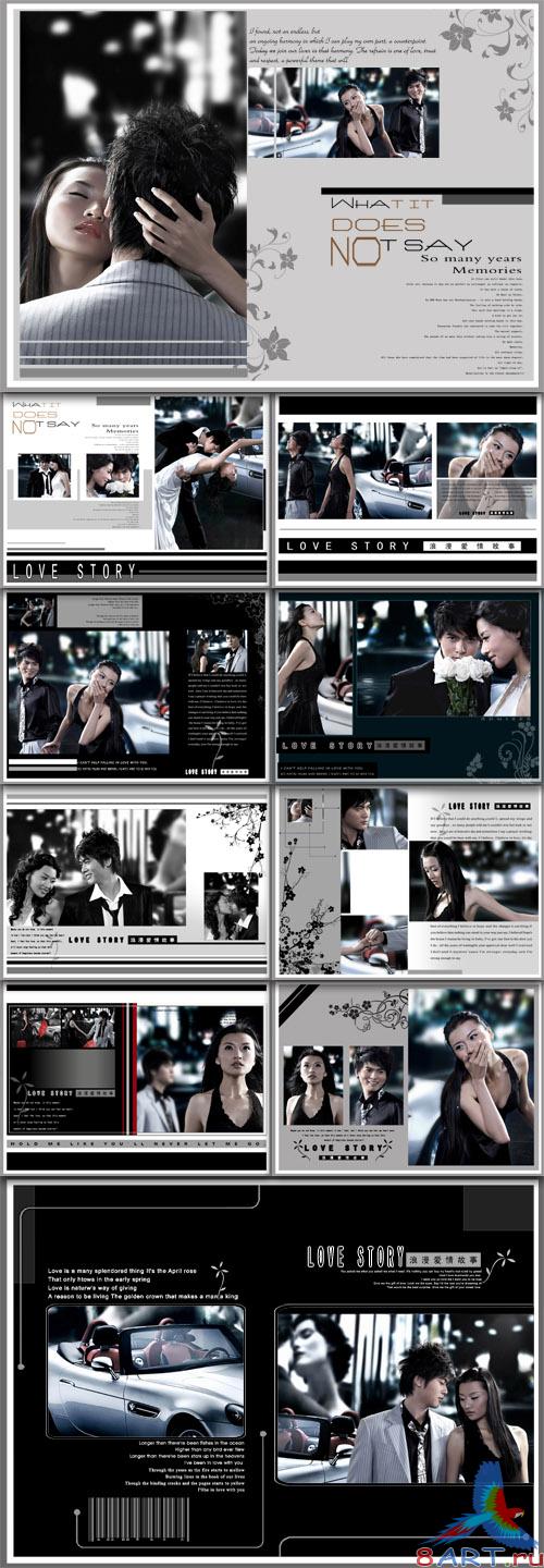 Wedding Photo Templates - Romantic love story Wedding Photo Templates - Romantic love story