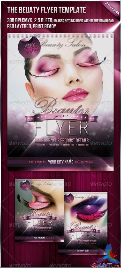 GraphicRiver Fashion Beauty Flyer Template